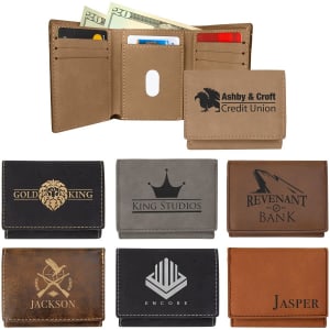 Customizable Wallets, Money Clips, & ID Holders