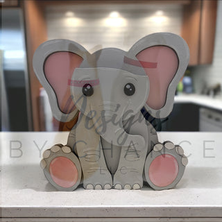 Take and Make - Elephant Shelf Sitter with 13 Interchangeable Hats