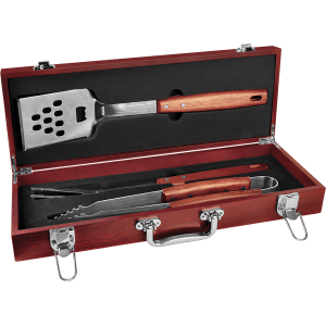 3-Piece Rosewood BBQ Set