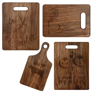 Premium Walnut Cutting Board Sample Set