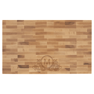 22" x 13" x 1 1/2" Maple Butcherblock Cutting Board