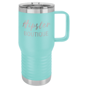 Polar Camel 20 oz. Teal Vacuum Insulated Travel Mug with Slider Lid