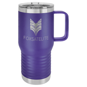 Polar Camel 20 oz. Purple Vacuum Insulated Travel Mug with Slider Lid