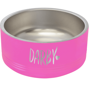 Polar Camel 32 oz. Medium Pink Pet Bowl