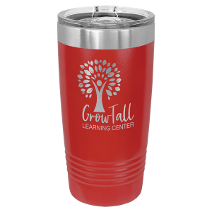 Polar Camel 20 oz. Red Insulated Ringneck Tumbler with Slider Lid