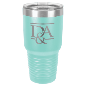 Polar Camel 30 oz. Teal Ringneck Vacuum Insulated Tumbler with Clear Lid