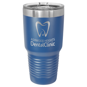 Polar Camel 30 oz. Royal Blue Insulated Ringneck Tumbler with Slider Lid