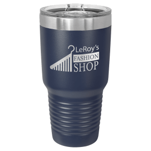 Polar Camel 30 oz. Navy Blue Insulated Ringneck Tumbler with Slider Lid