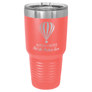 Polar Camel 30 oz. Coral Insulated Ringneck Tumbler with Slider Lid