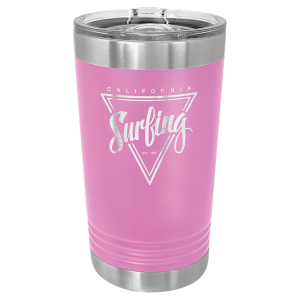 Polar Camel Light Purple 16 oz. Pint with Slider Lid