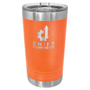 Polar Camel Orange 16 oz. Pint with Slider Lid