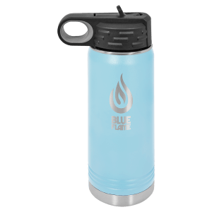 Polar Camel 20 oz. Light Blue Water Bottle