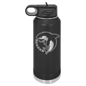 Polar Camel 32 oz. Black Water Bottle